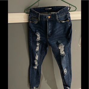 FashionNova Ripped Jeans